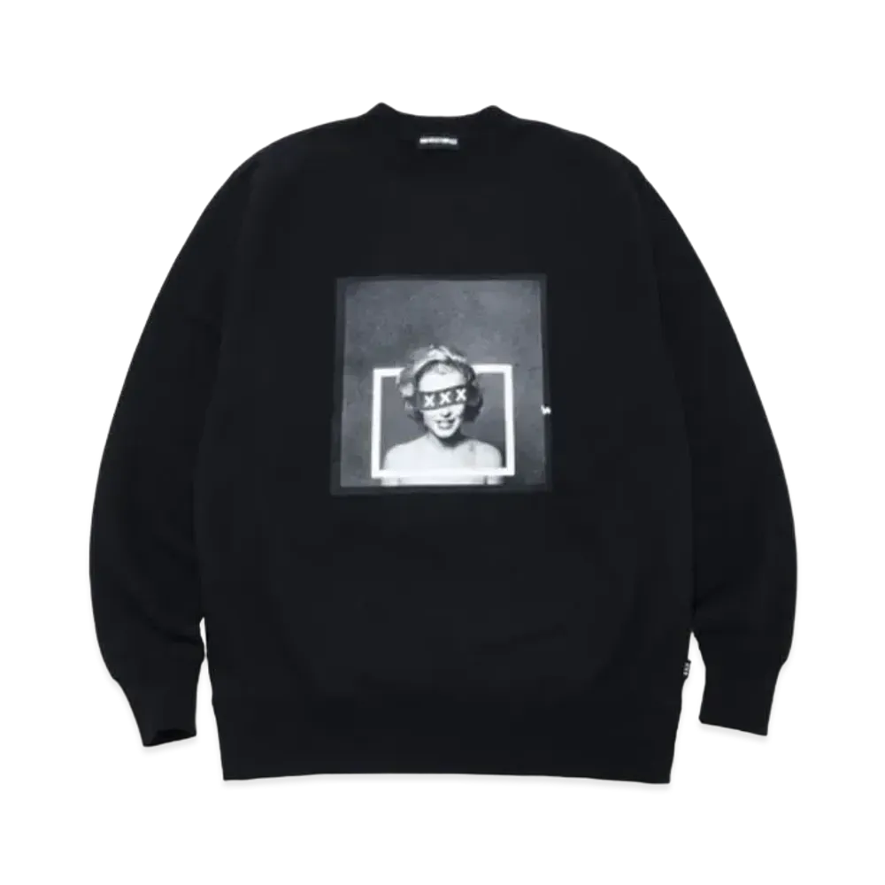 GOD SELECTION XXX Crew Neck Sweat Shirt GX-A24-CN-02 "Black"