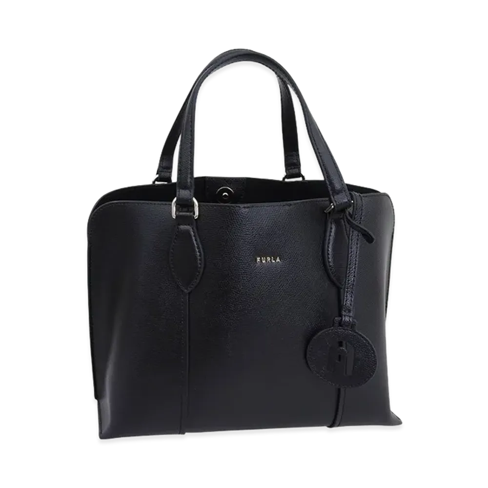 FURLA Vittoria New-M Tote Bag "Black"