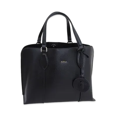 FURLA Vittoria New-M Tote Bag "Black"