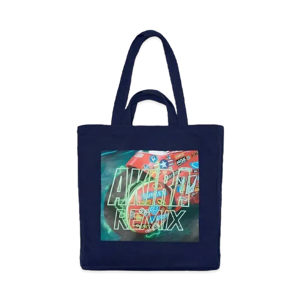 nana-nana x AKIRA REMIX Tote Bag "Navy"