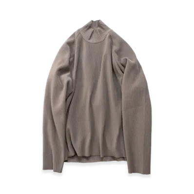 ssstein Oversize Gradation Pleats L/S "Dark Greige"
