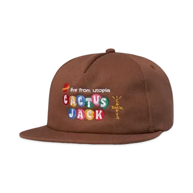 Travis Scott Cactus Jack x McDonald's Cj Live From Utopia Hat "Brown"