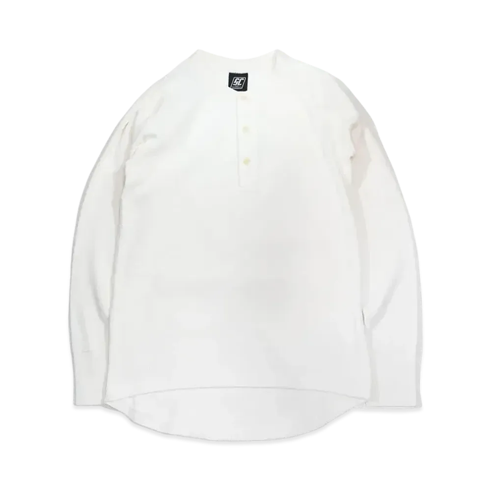 SubCulture Thermalhenleyneck Longsleeve T-Shirt "Off White"
