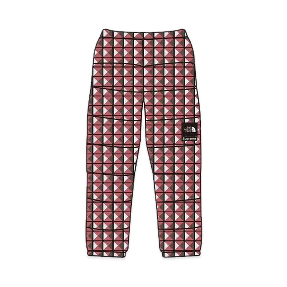 Supreme x The North Face Studded Nuptse Pant "Red"