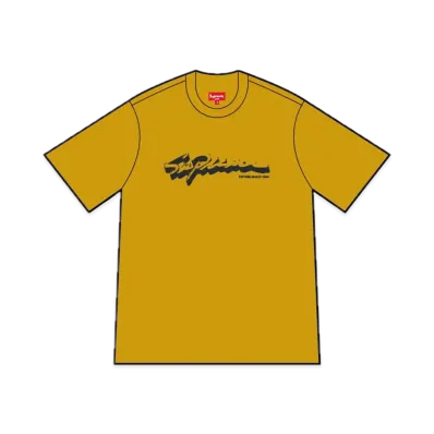 Supreme Shadow Script S/S Top "Dusty Yellow"