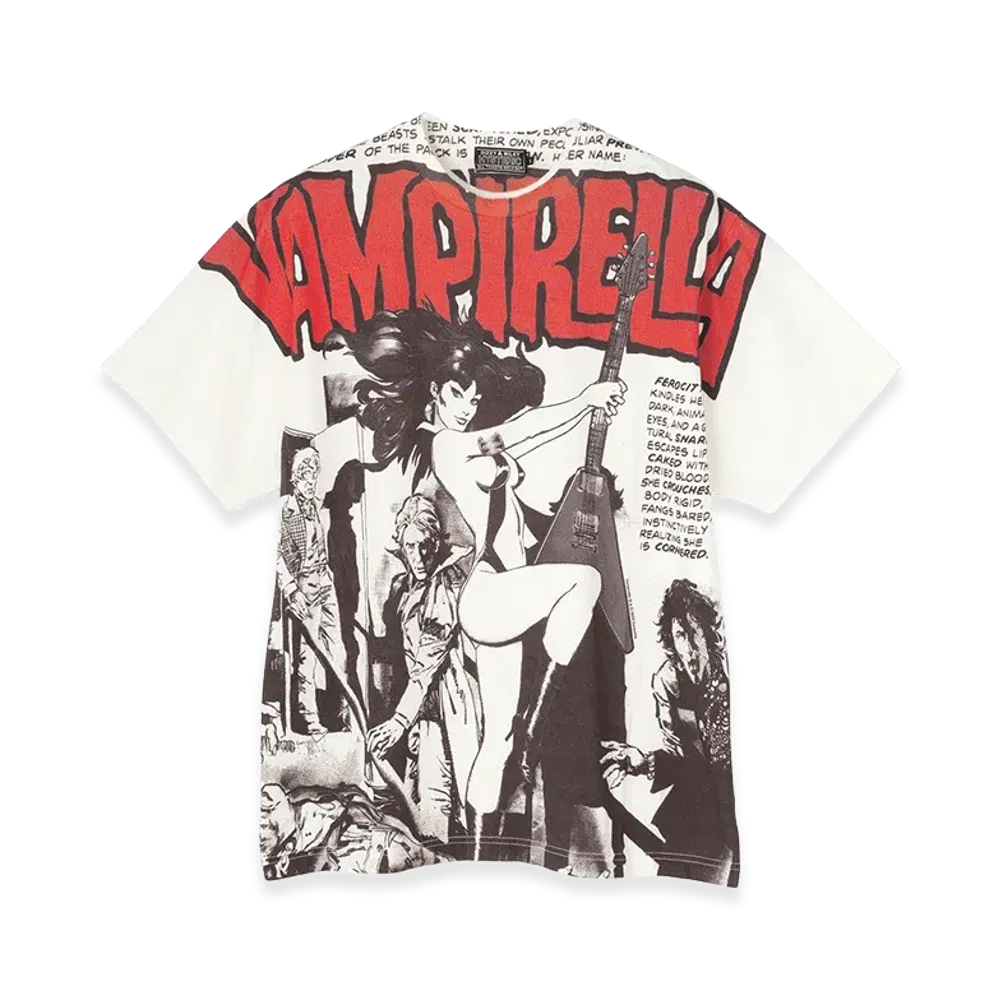 HYSTERIC GLAMOUR Vampirella/Flying V T-Shirt "White"