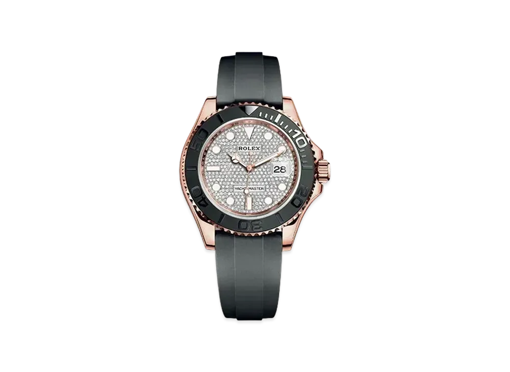 ロレックス ヨットマスター 40 パヴェダイヤモンド入り文字盤 126655