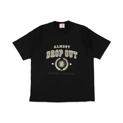 SON OF THE CHEESE College TEE "BLACK"