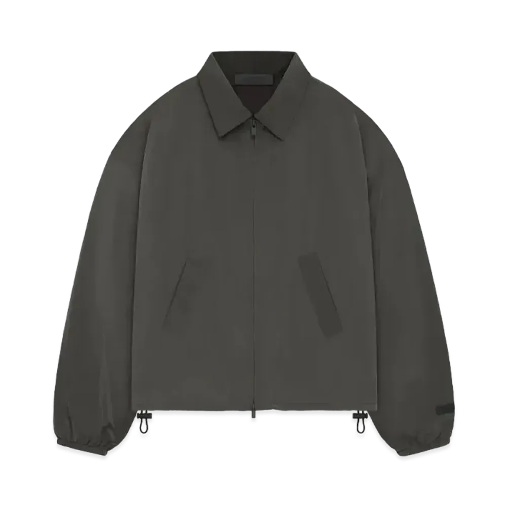 FEAR OF GOD ESSENTIALS Women's Crinkle Nylon Shell Bomber "Ink"