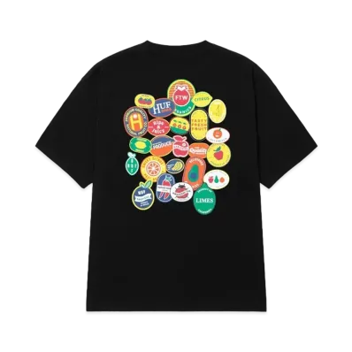 HUF Summer Splash Collection Fruitstand Tee "Black"