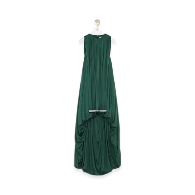 LOEWE Draped Dress "Green"