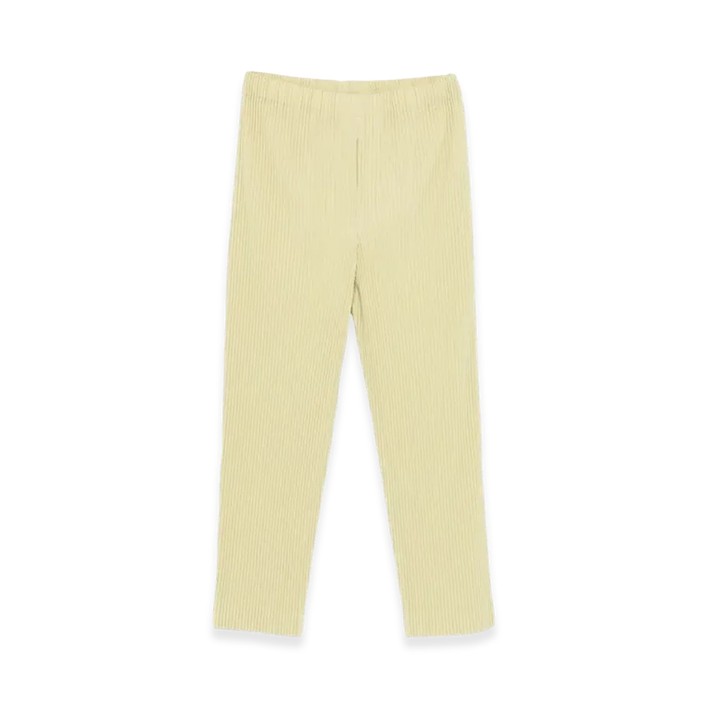 HOMME PLISSE ISSEY MIYAKE Trousers "Agave Cream Green"