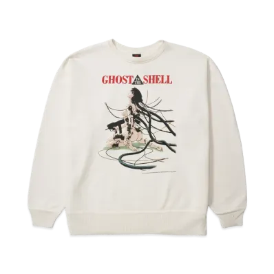 SAINT Mxxxxxx x GHOST IN THE SHELL Crew Neck Sweat "White"