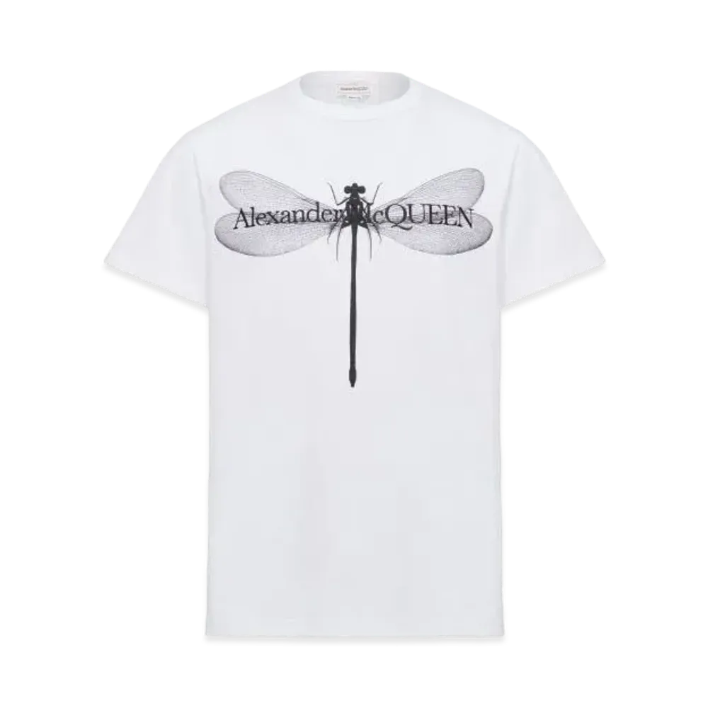 Alexander McQUEEN Dragonfly Tee "White"