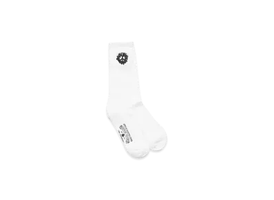 DENIM TEARS Cotton Peace Wreath 3-Pack Socks "White"