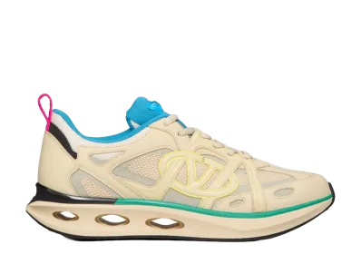 Valentino Garavani Multicolor Leather And Fabric Vlogo Easyjog Sneakers "Multicoloured"