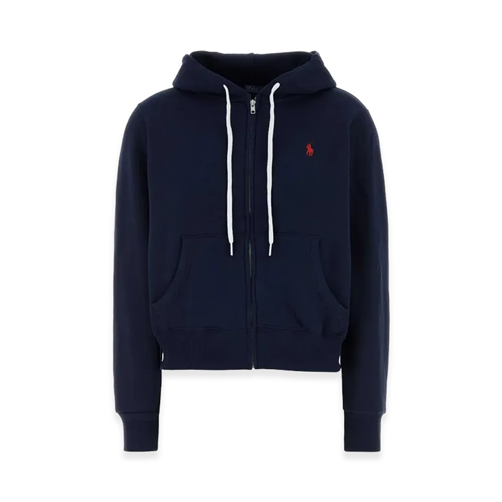 Polo Ralph Lauren Women's Cotton Blend Hoodie "Navy Blue"