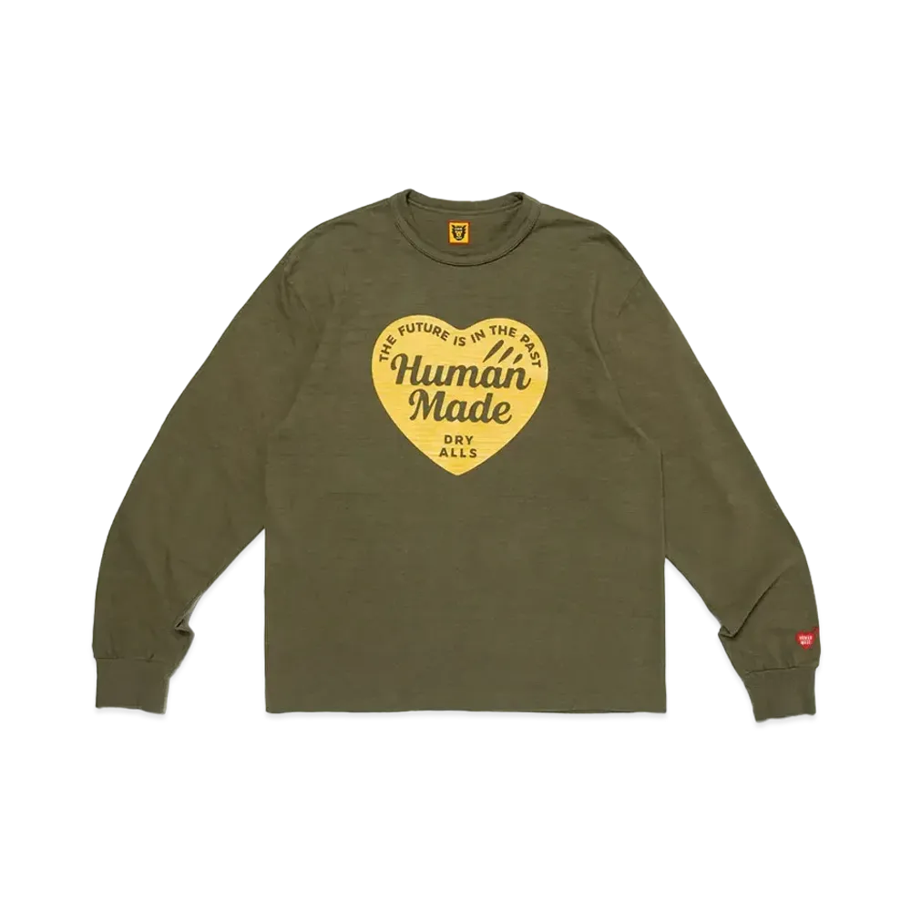 HUMAN MADE Graphic L/S T-Shirt "Olivedrab"