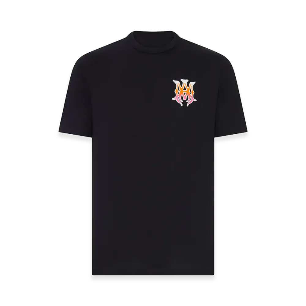 AMIRI Cotton T-Shirt With Front Logo "Black"