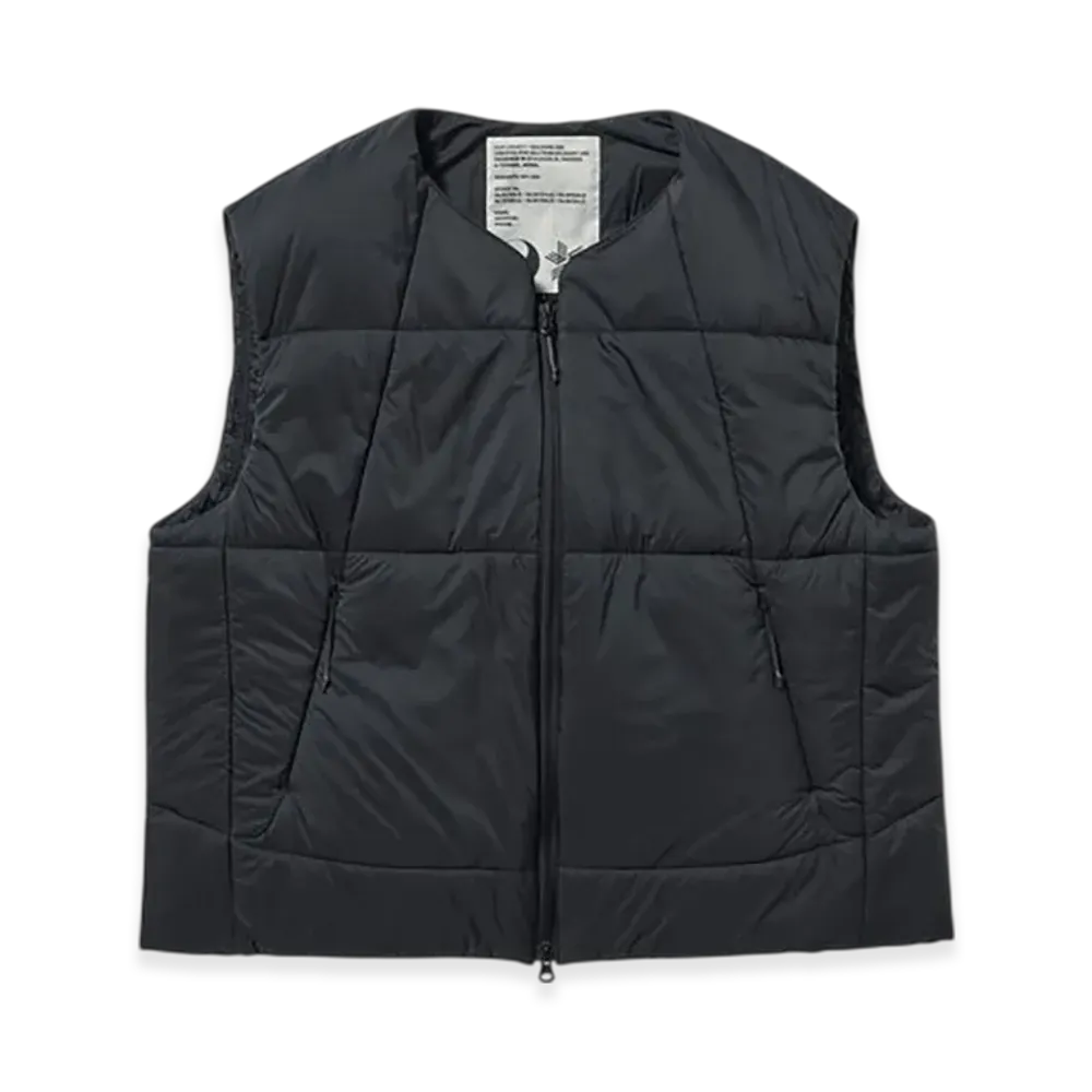 Goldwin x OUR LEGACY Workshop Insulated Vest "Jet Black"