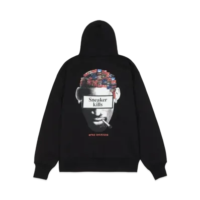SNKRDUNK collaboration with #FR2 Pot-man Hoodie "Black"