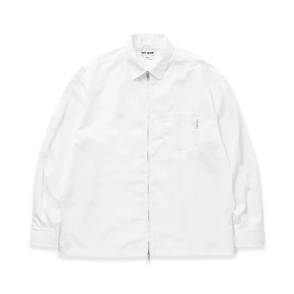 TTTMSW Zip Up Shirt "White"