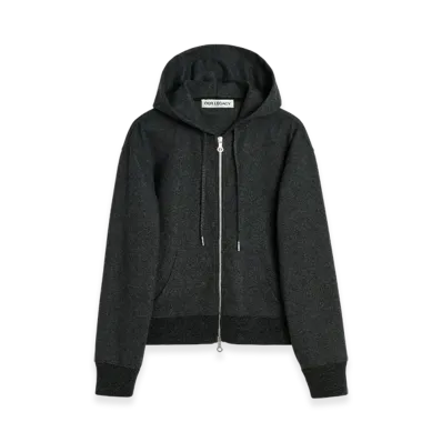 OUR LEGACY Mischief Hood "Charcoal Elastic Melton"