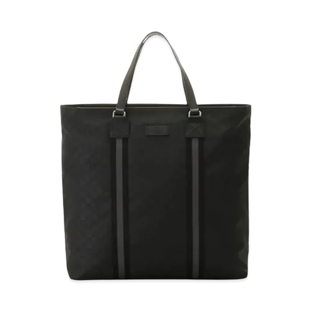 GUCCI Tote Bag GG Nylon "Black"