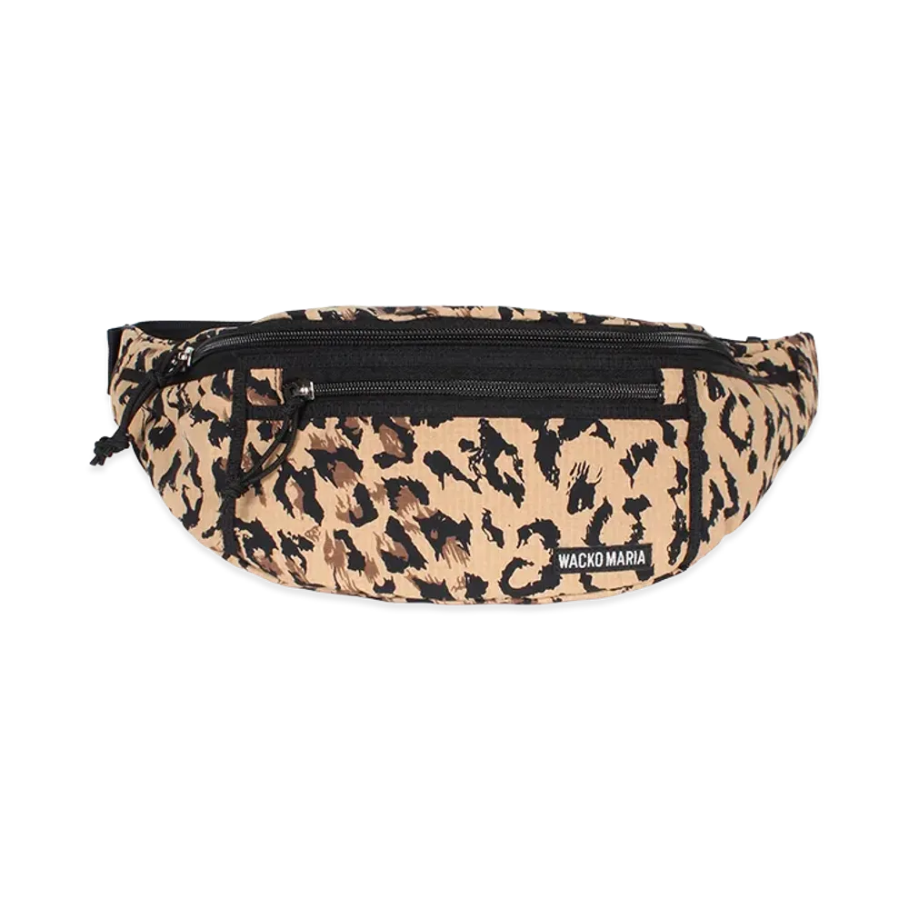 WACKO MARIA x Speak Easy Leopard Waist Bag "Beige"