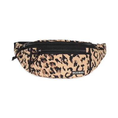 WACKO MARIA x Speak Easy Leopard Waist Bag "Beige"