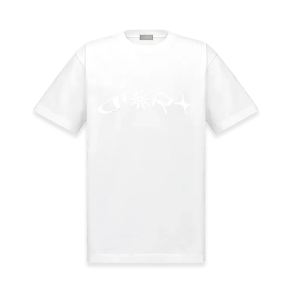 Dior x Lewis Hamilton T-Shirt (Relaxed Fit) in Cotton Jersey "White"