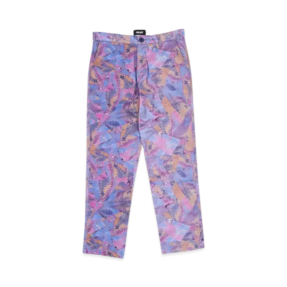 PALACE Warp Pattern Work Pant "Purple"