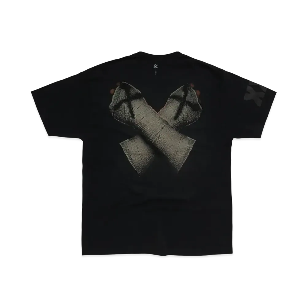 Travis Scott Cactus Jack x WWE Straight Edge Tee "Black"