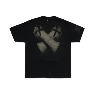 Travis Scott Cactus Jack x WWE Straight Edge Tee "Black"