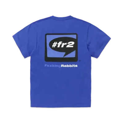 FR2 Player Logo Embroidery T-shirt "Blue"