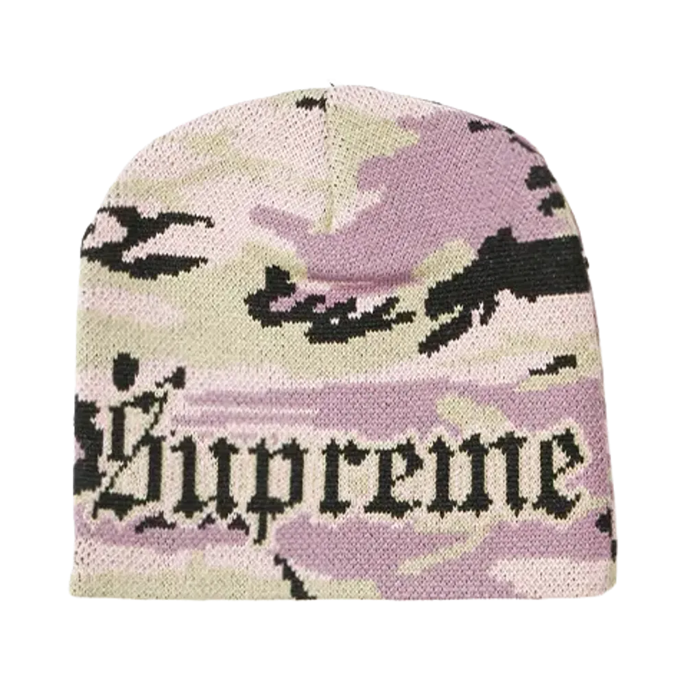 Supreme x Chicago White Sox x New Era Beanie "Pink Camo"
