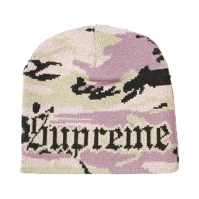 Supreme x Chicago White Sox x New Era Beanie "Pink Camo"
