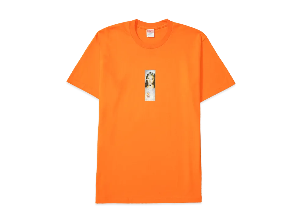 Supreme Prayer Card Box Logo Tee "Orange"