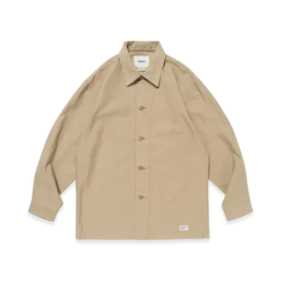 WTAPS CBW 02 / LS / Cotton. Backsatin "Beige"