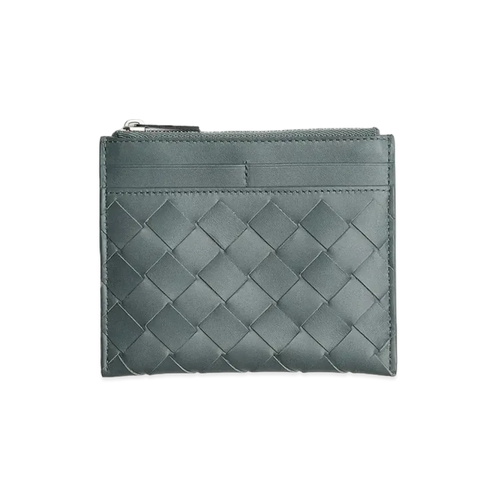 Bottega Veneta Zipped Wallet "Slate"