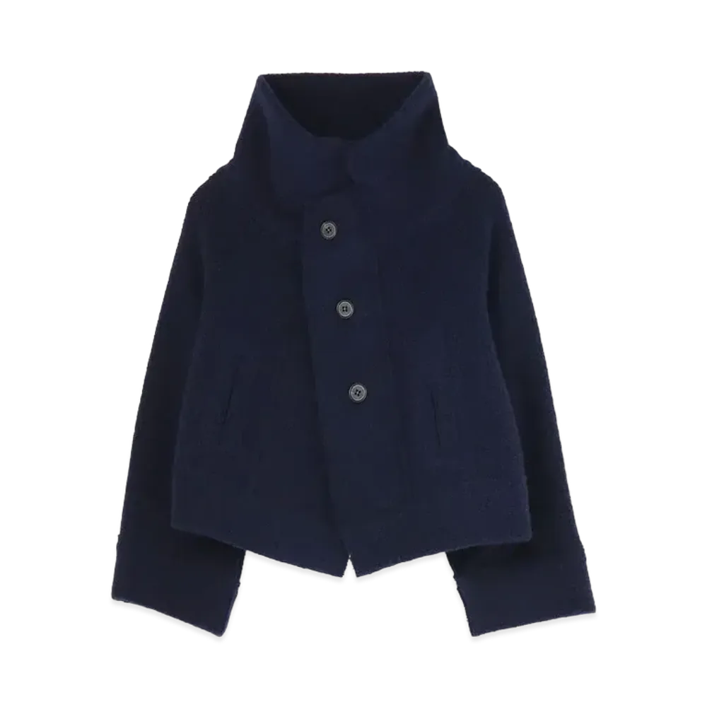 Yohji Yamamoto Y's PILE 3 BUTTONS BLOUSON "Navy"