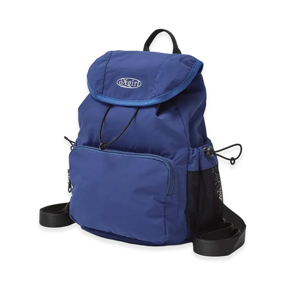 X-Girl Women's Lightweight 2Way Mini Daypack "Blue"