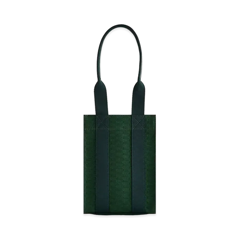 Kith Monogram Canvas Wine Tote Bag "Conifer"