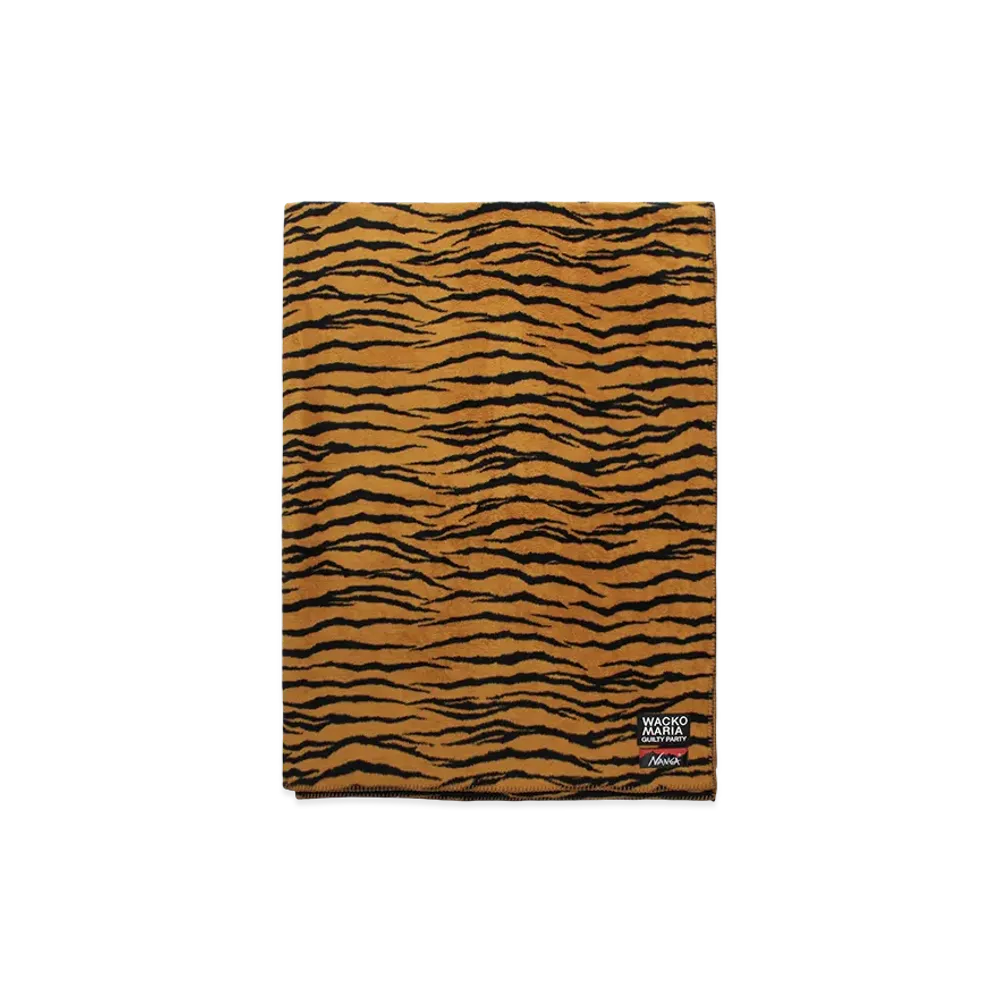 WACKO MARIA x NANGA Tiger Cotton Blanket "Yellow"