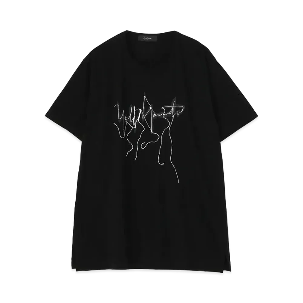 Yohji Yamamoto PLAIN STITCH T-SHIRT YOHJI YAMAMOTO PT "Black"