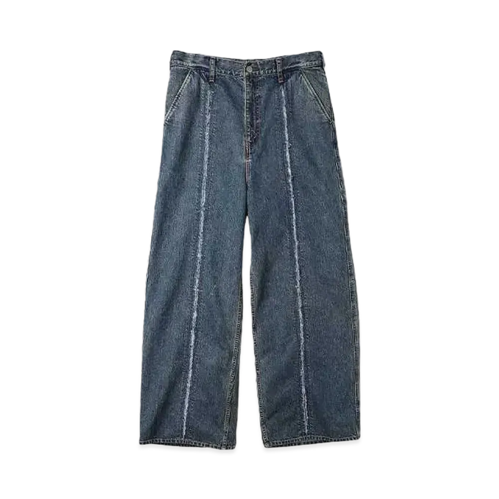 JieDa CUTTING WIDE DENIM "INDIGO"