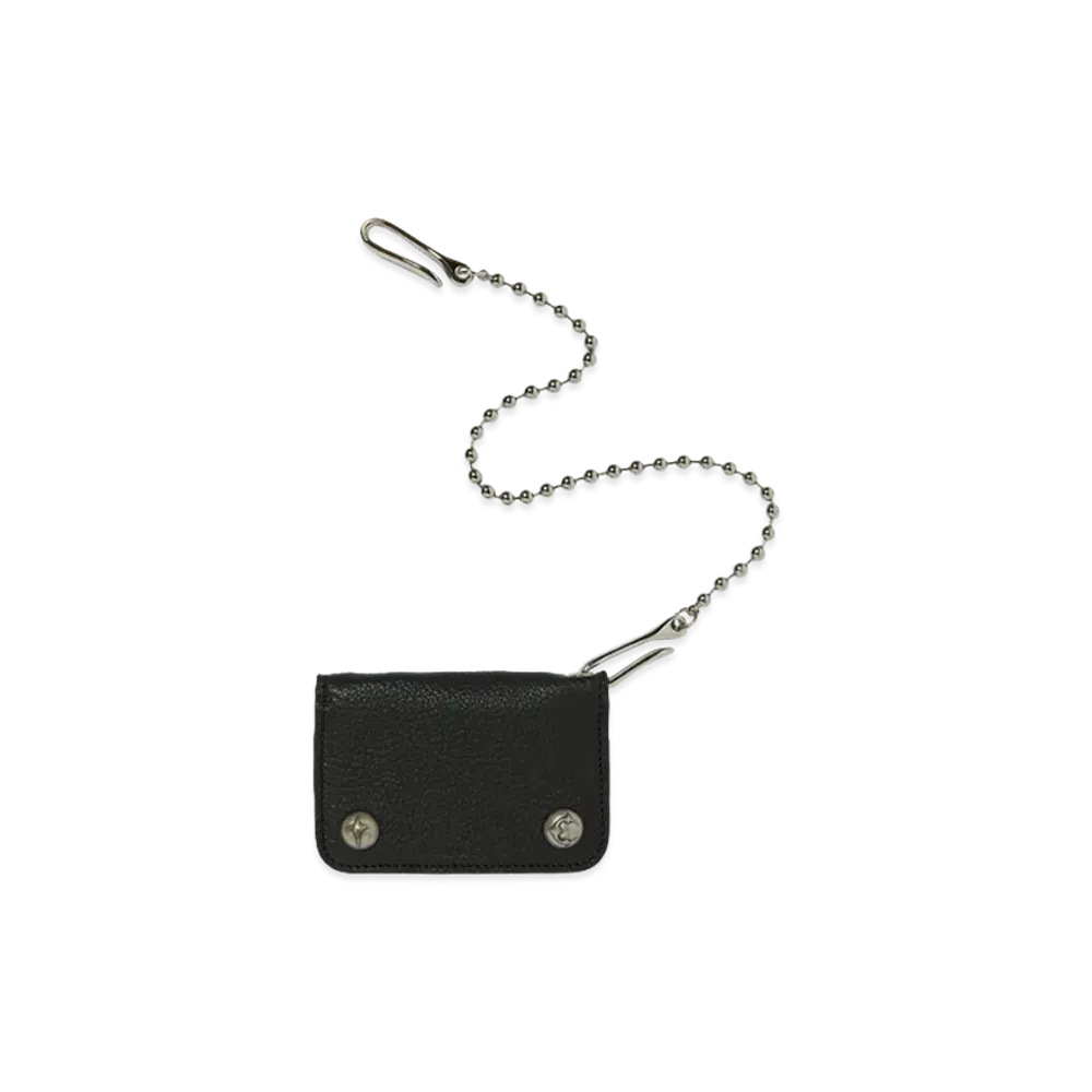 THUG CLUB TC Ball Chain Leather Card Case "Black"