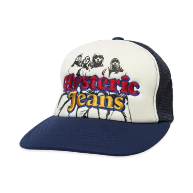 HYSTERIC GLAMOUR Hysteric Jeans Embroider Mesh Cap "Navy"