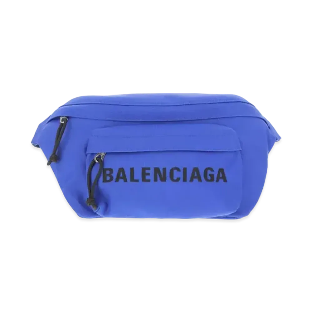 BALENCIAGA Nylon Waist Bag "Blue"