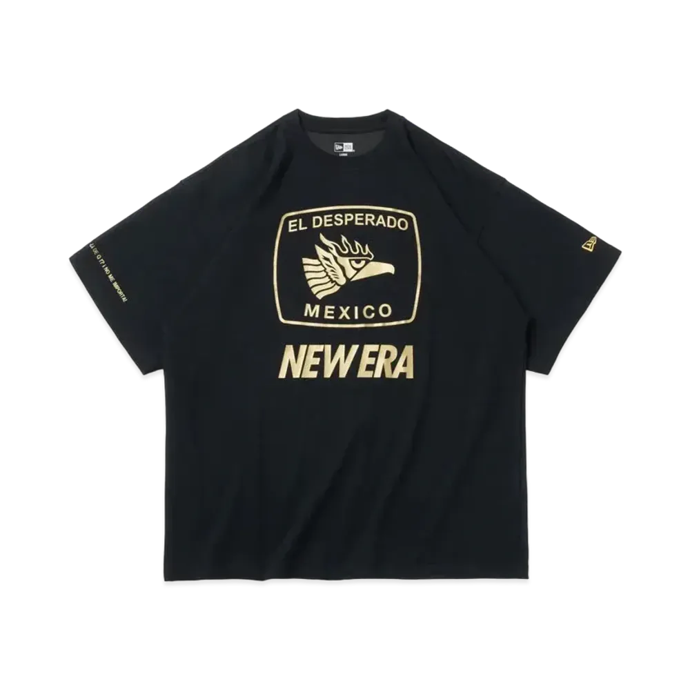 NEW ERA x New Japan Pro Wrestling Short Sleeve Oversized Performance T-Shirt El Desperado "Black"